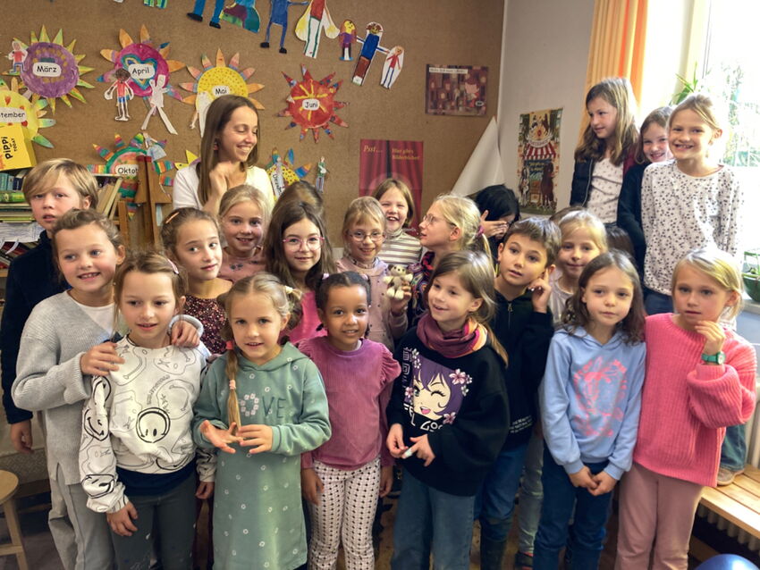 Gruppenbild des Grundschulchors
